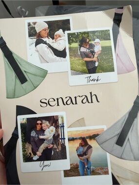 Senarah Kids Carrier - Pink and Green Options